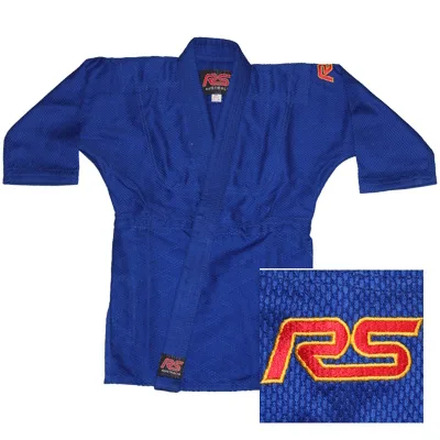 RS Judogi — Blue, single weave (450gsm)
