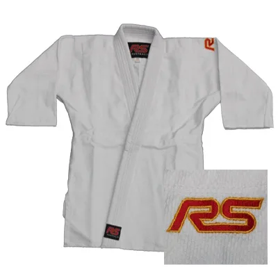 RS Judogi — White, single weave (450gsm)